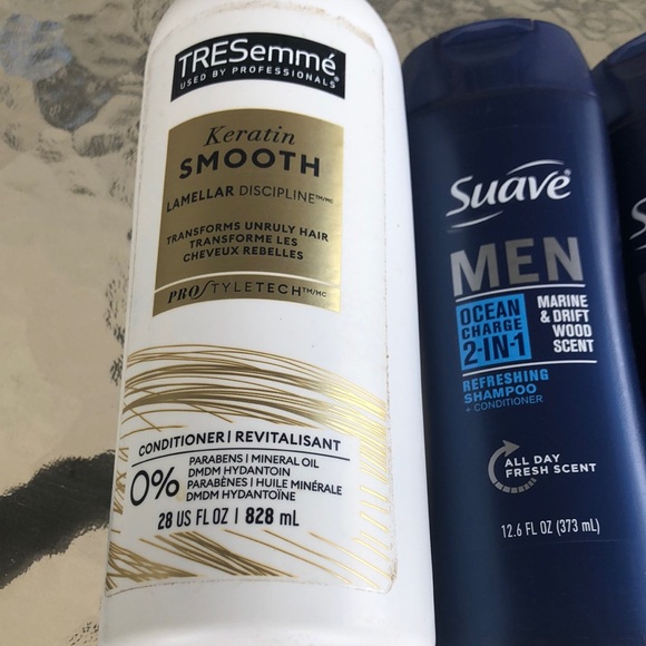 Suave Men Ocean Charge 2-in-1 Shampoo & Conditioner - Tresemme Keratin Smooth - Picture 3 of 15